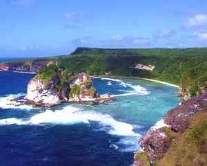 Марианских островов, архипелаг в форме полумесяца