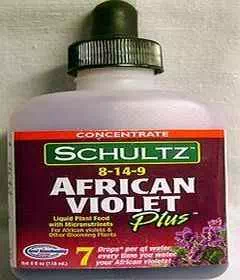 Schultz African Violet Plus 8-14-9, лучшее удобрение