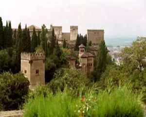 Знаменитые сады Альгамбры в Гранаде, (Испания, Гранада)